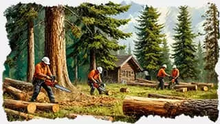 расчистка участка от деревьев и кустарников